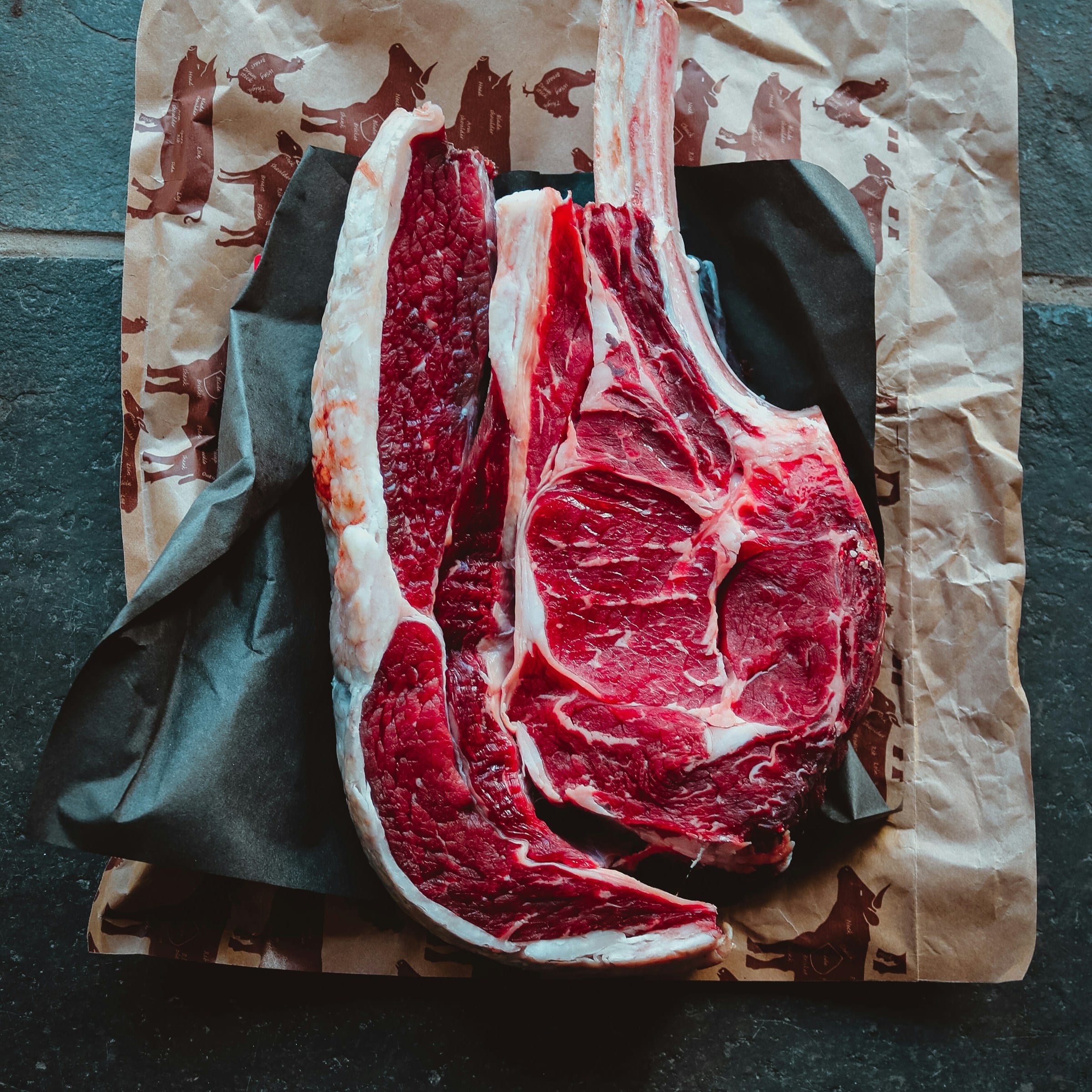Premium butcher-paper wrapping